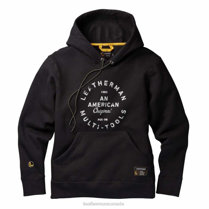Leatherman Black Heritage Badge Pullover Hoodie Apparel R6BL81