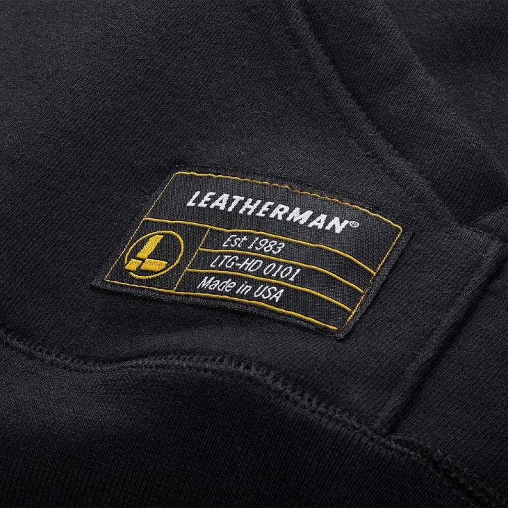 Leatherman Black Heritage Badge Pullover Hoodie Apparel R6BL81