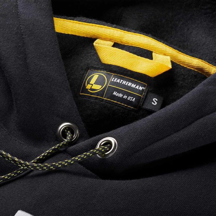 Leatherman Black Heritage Badge Pullover Hoodie Apparel R6BL81