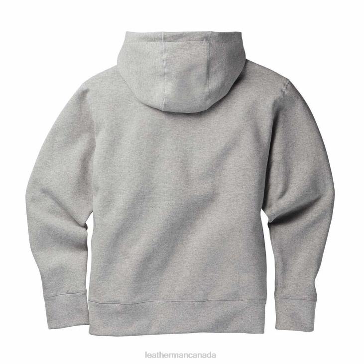 Leatherman Gray Heritage Badge Pullover Hoodie Apparel R6BL82