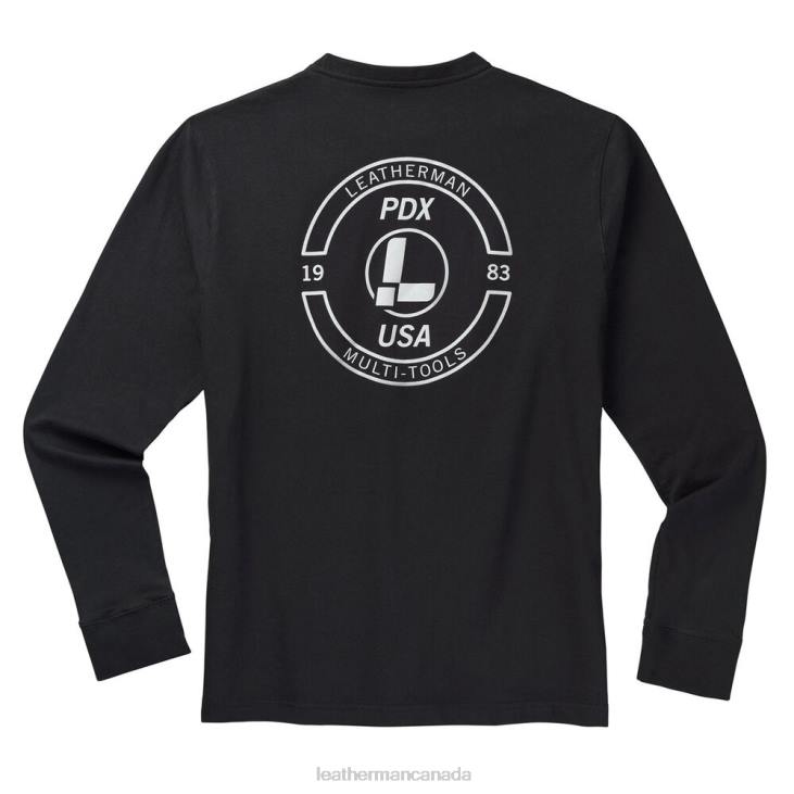 Leatherman Black Brand Stamp Long Sleeve Tee Apparel R6BL90