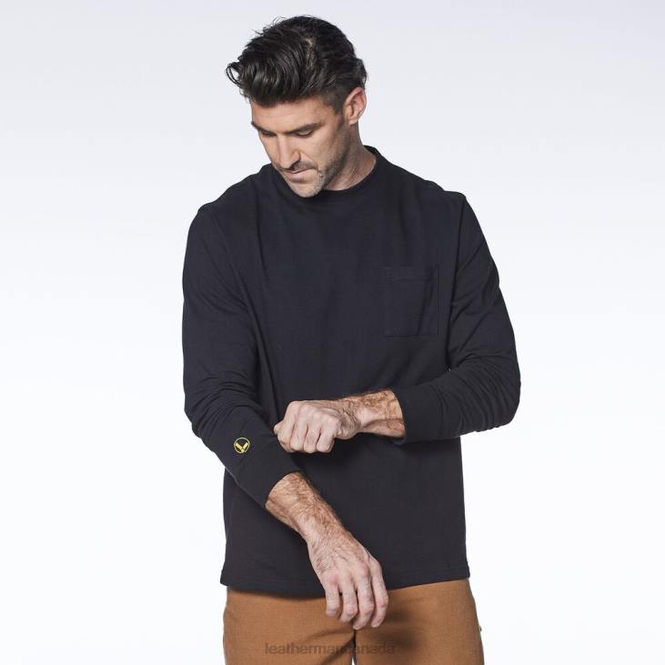 Leatherman Black Brand Stamp Long Sleeve Tee Apparel R6BL90