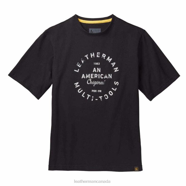 Leatherman Black Heritage Badge Short Sleeve Tee Apparel R6BL94