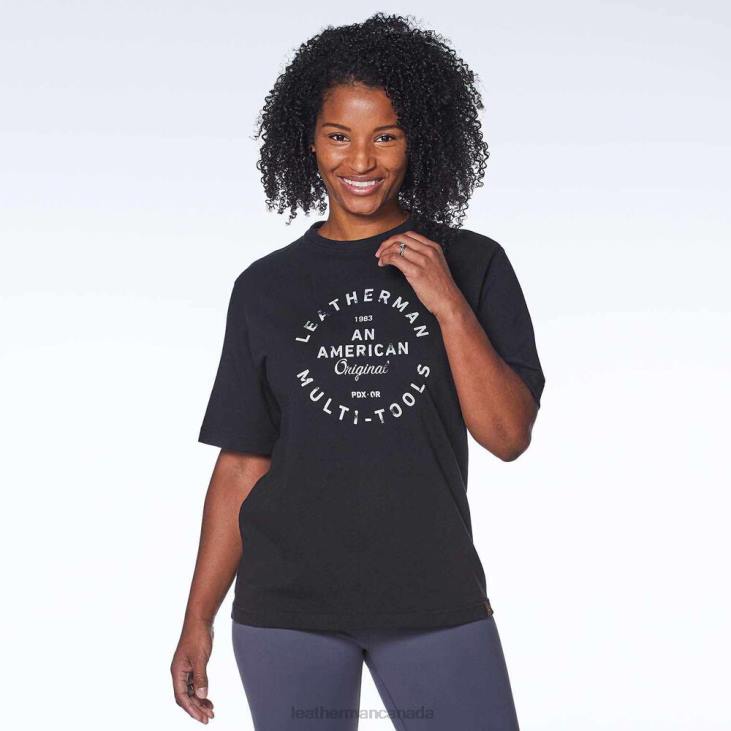Leatherman Black Heritage Badge Short Sleeve Tee Apparel R6BL94