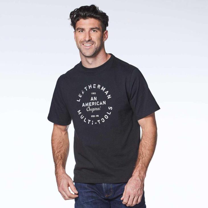 Leatherman Black Heritage Badge Short Sleeve Tee Apparel R6BL94