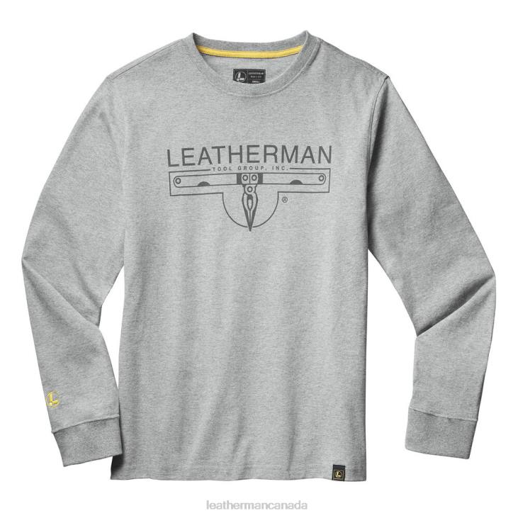 Leatherman Gray 1983 Logo Long Sleeve Tee Apparel R6BL89