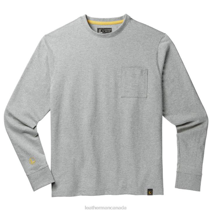 Leatherman Gray Brand Stamp Long Sleeve Tee Apparel R6BL91