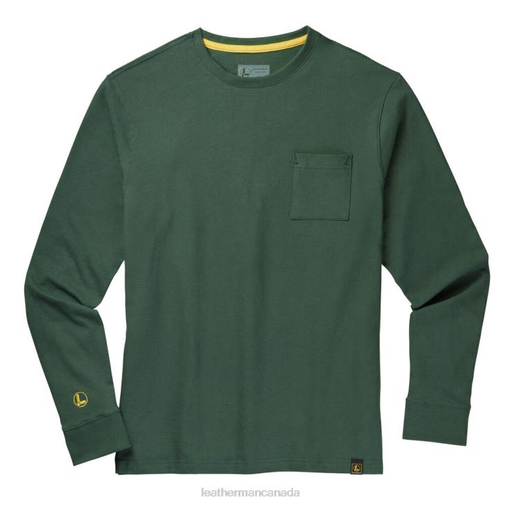 Leatherman Green Brand Stamp Long Sleeve Tee Apparel R6BL92