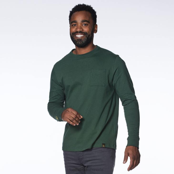 Leatherman Green Brand Stamp Long Sleeve Tee Apparel R6BL92